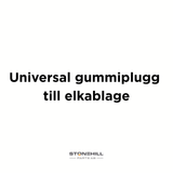 Universal gummiplugg till elkablage