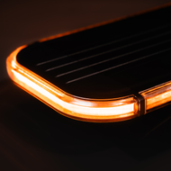 Kraftfullt varningsljus / blixtljusramp