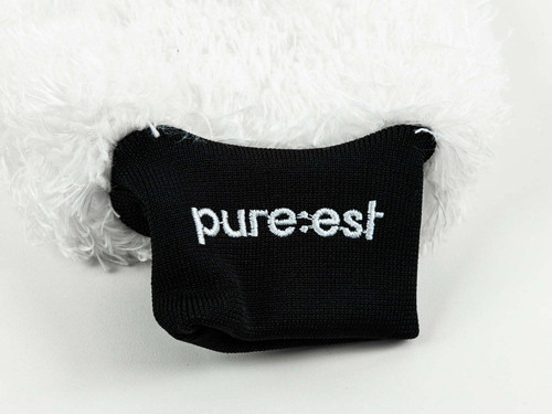 pureest Tvätthandske mikrofiber Vit