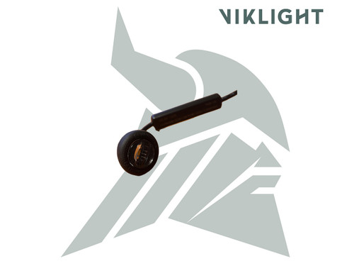 Viklight X2 position light - 19mm round. White LED with clear lens T