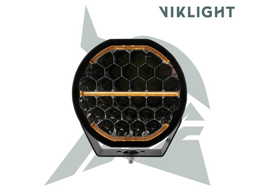Viklight Capella 150W runt extraljus med vitt & orange positionsljus