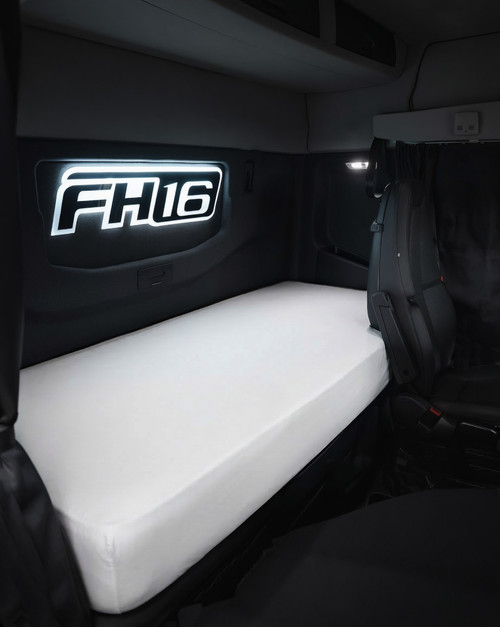 Modellanpassat lakan för Volvo FH 2-pack - Kristall vitt
