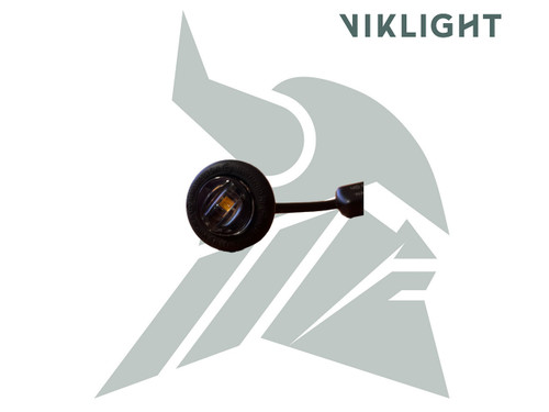 Viklight X2 position light - 19mm round. Amber LED with clear lens T [LD2629AC-T]