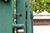 gate safety restrainer on green gate