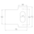 keep that comes included with the lock dimension drawing of product