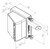 quick-exit no access select pro dimension drawing