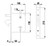 hook lock for sliding gates dimension drawing