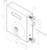 long throw deadlock selectpro dimension drawing of gate lock