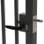 weld-in gate lock in gate