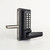 double-sided gate lock delta handle