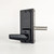 single-sided gate lock delta handle handle side view