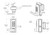 dimension drawing of Superlock 2.0 rapidreset quick-exit gate lock