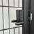 single sided rapidreset gate lock on metal gate