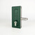 Keyed access gate lock with green casing