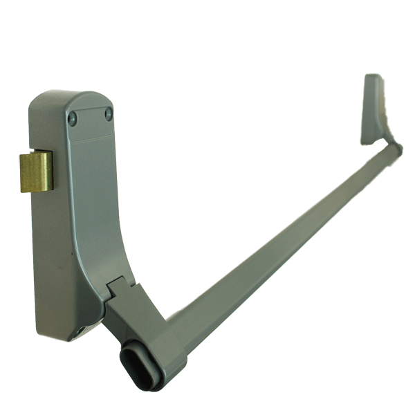 Panic exit push bar for gate