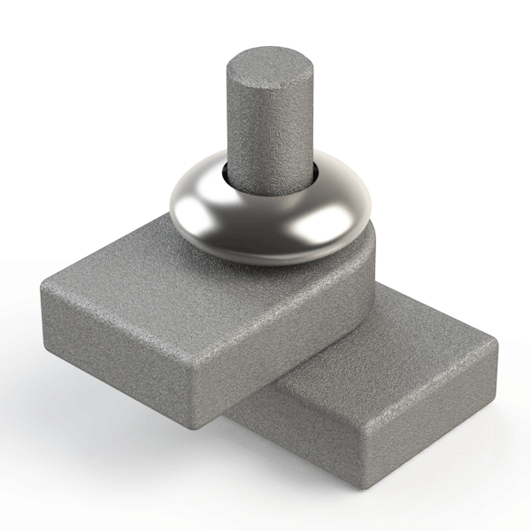 Permanent fast-fix security collars