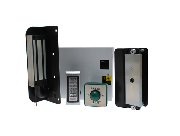 Gate maglock and digital keypad kit