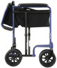 Nova lightweight transport chair folded side view Nova lightweight transport chair folded side view