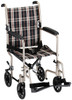 Nova lightweight aluminum transport chair in Champagne/Plaid Nova lightweight aluminum transport chair in Champagne/Plaid