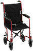 Nova lightweight transport chair in Red Nova lightweight transport chair in Red