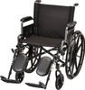 Nova lightweight wheelchair with Desk length arms and removable elevating legrests