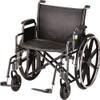 Nova heavy duty wheelchair with desk arms and swing-away footrests