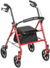 Steel Rollator w/ Padded Seat, 7.5" Wheels 10257 by Drive