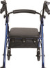 Probasics RLAJ6BL Junior Rollator in blue rear view Probasics RLAJ6BL Junior Rollator in blue rear view