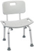 Drive RTL12202KDR Bath Chair with Back