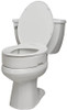 Drive RTL12607 Hinged Raised Toilet Seat uses existing seat and lid Drive RTL12607 Hinged Raised Toilet Seat uses existing seat and lid