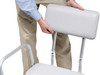 Lumex 7955KD Padded Transfer Bench features padded backrest