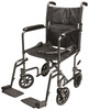 Steel Transport Wheelchair by Everest & Jennings EJ795-1 EJ796-1