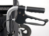 Everest & Jennings EJ777-3 Bariatric Transport Chair Locking hand brakes on push handles