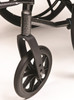 Traveler L3 Plus Caster fork adjustment provides 2" seat height adjustment