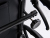 Advantage recliner wheelchair back support bar and handbrake