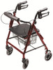 Lumex RJ4302 Walkabout Hemi Rollator burgundy Lumex RJ4302 Walkabout Hemi Rollator burgundy