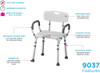 Nova 9037 Bath Chair with Arms and Cut out features