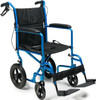 Deluxe 12" Rear Wheel Transport Chair by Everest & Jennings EJ870-1 EJ871-1