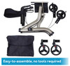 Carex Crosstour Rolling Walker easy tool free assembly