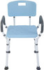 Shower Chair w/ Removable Back and Padded Arms B2250 by Lifestyle Mobility Aids