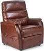 Deluna Elara PR118 lift chair in Anli Chestnut sitting position