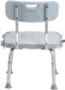 Drive RTL12A001-GR PreserveTech Swivel Bath Chair rear view