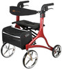 Crescendo 925MR rollator in matte red