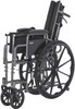 Rhythm reclining wheelchair folded without legrests or headrest attached