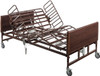 Full-Electric 48" Wide Bariatric Hospital Bed Bundle w/ Half Rails & Mattress
