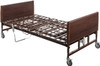 Full-Electric 54" Wide Bariatric Hospital Bed Bundle w/ Half Rails & Mattress