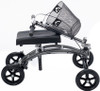 Gazelle knee walker handle tiller folds down for transport