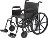 Array K7 heavy duty wheelchair with footrests features Reversible desk length armrests