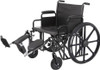 Array K7 heavy duty wheelchair with elevating leg rests raised