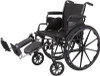 Cadence K3 lightweight wheelchair with elevating legrests raised